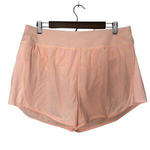 All In Motion Athletic Shorts Women Size XL Peach Running Vegan